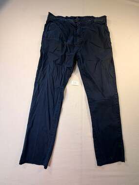 Luchiano Visconti Navy Modern Fit Pants W36 L30